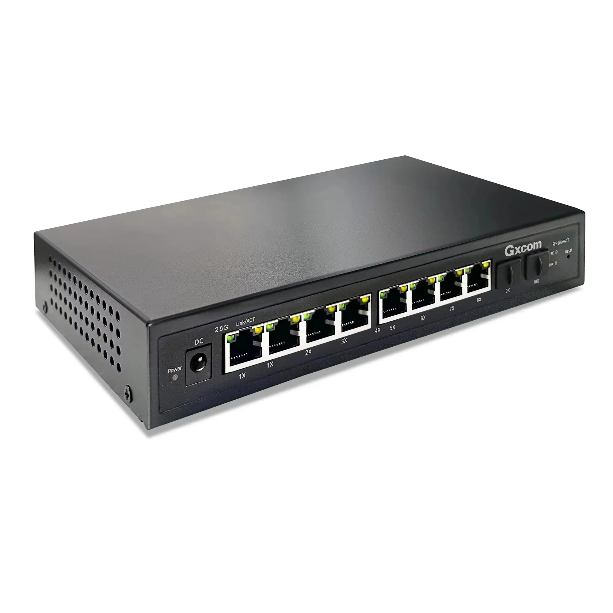 2.5G Smart Web Managed PoE Switch 8 Port IEEE802.3af/at 120W with 2x 10G SFP+ for WiFi6 AP NAS NVR