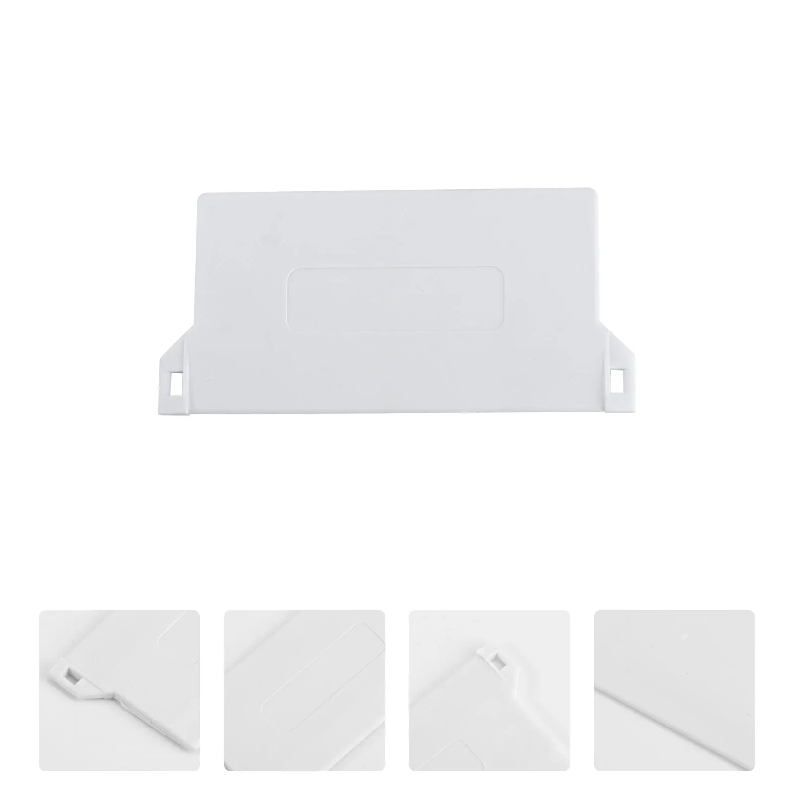 

10pcs Vertical Blind Accessories 89mm White Bottom Weights Slats Plastic PVC Fittings Sturdy Replacement Fits Bedroom