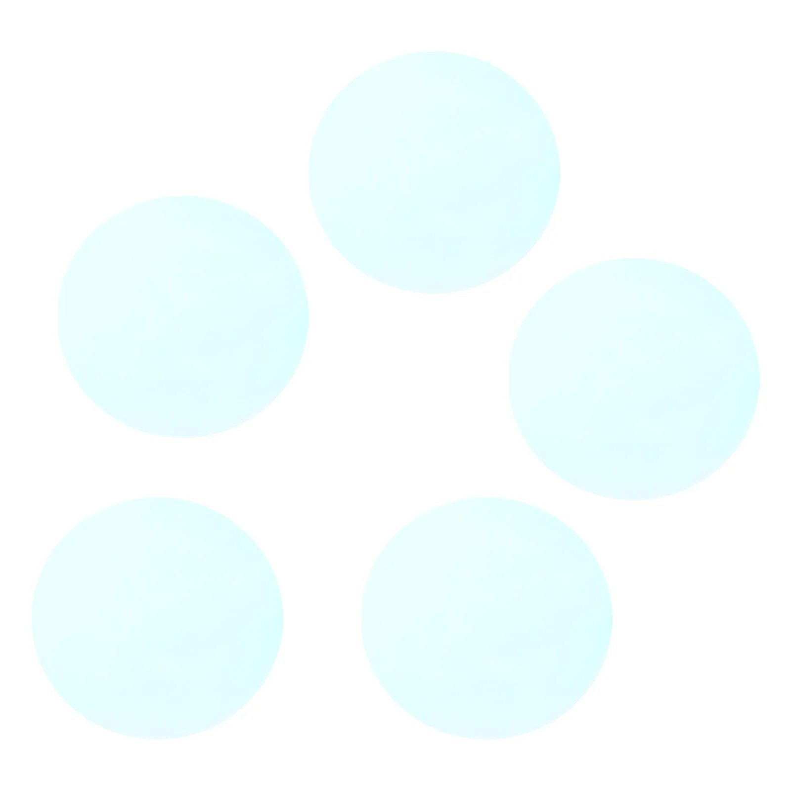 5Pcs Warm Light Film Colored Filter Sheets 15Cm Round Adhesive Transparent Overlays for DIY Lighting Spotlight Floodlight