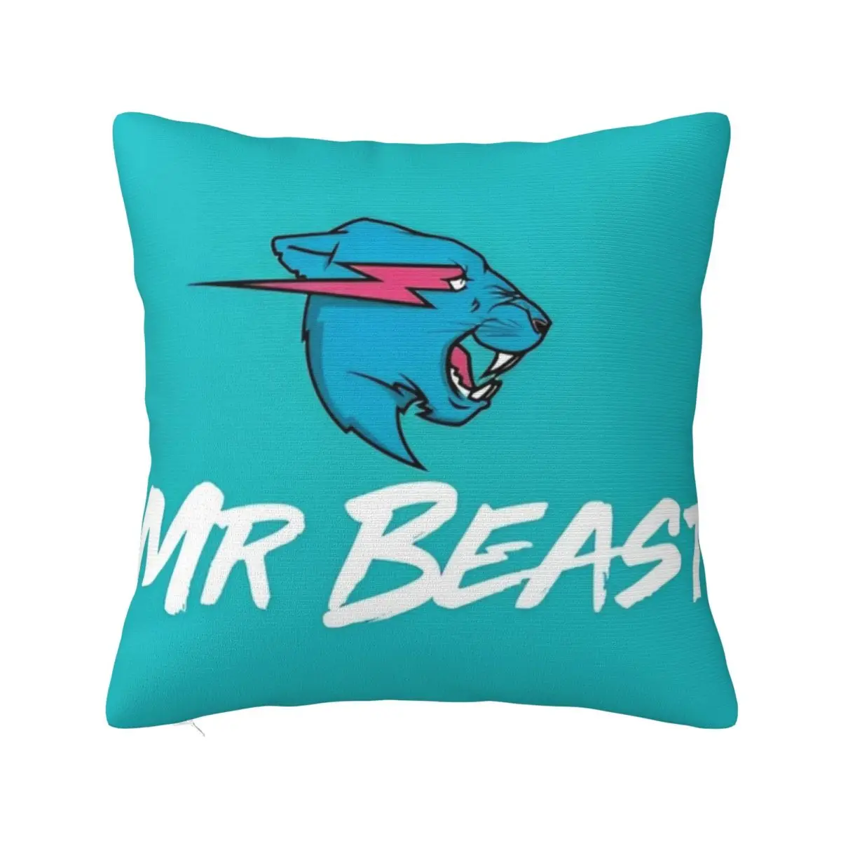 Mr Beasts Printed Pillowcase Cushion Cover Throw Pillow Cover New Style Bedroom Decoration Square Multi-Size