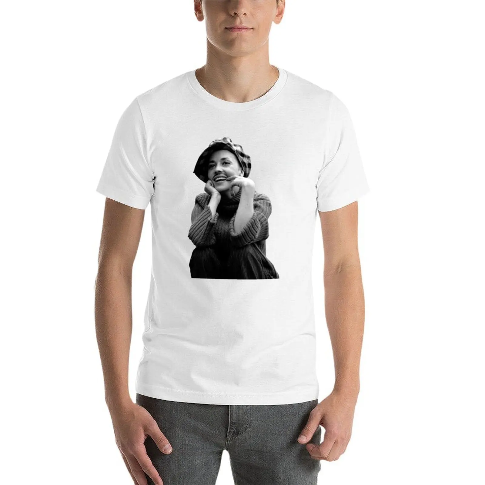 جين مورو في جولز وإت جيم تي شيرت تي شيرت للرجال قطن ناعم تي شيرت رجالي تي شيرت #4