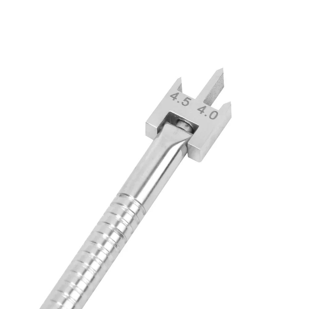 Adjustable Stainless Steel Dental Rod Tools Orthodontic Materials Bracket Double Fork Head Positioning Height Gauge Instrument