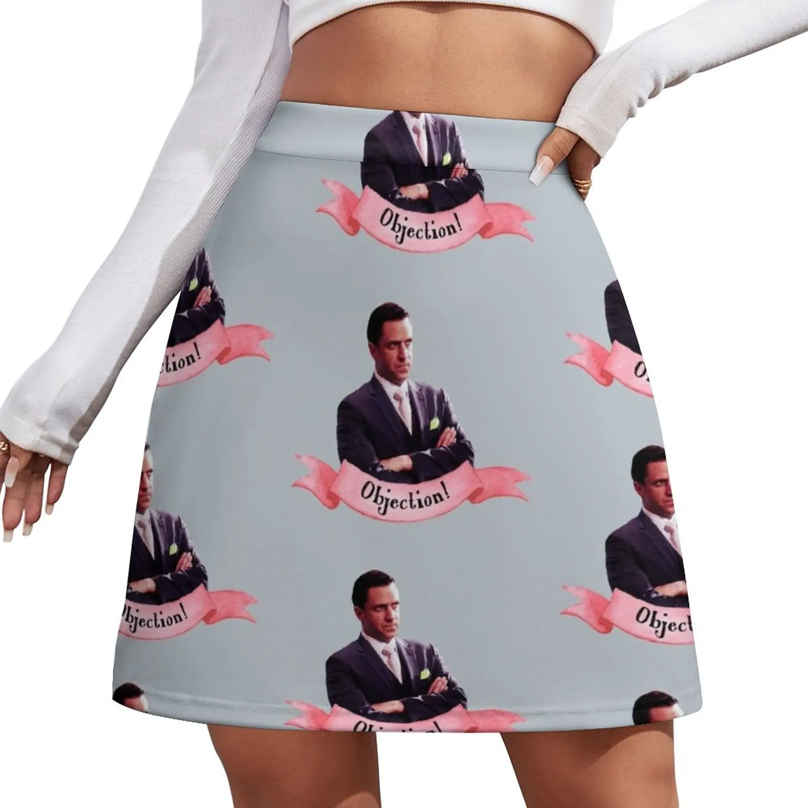ADA Rafael Barba Objection! Mini Skirt extreme mini dress novelty in clothes Female skirt