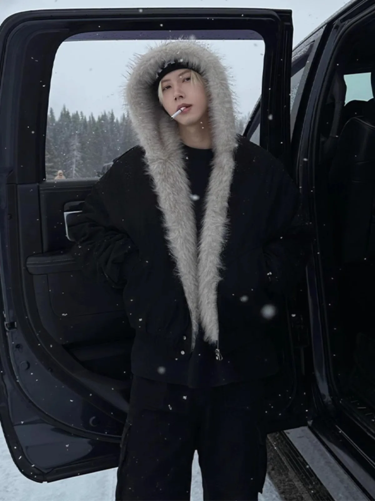 

Мужская утепленная куртка Cleanfit на флисовой подкладке, зимняя теплая рабочая одежда в американском стиле, хлопковое пальто с меховым воротником, молодежная мода