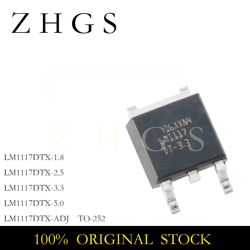25Pcs Lm1117Dtx Lm1…