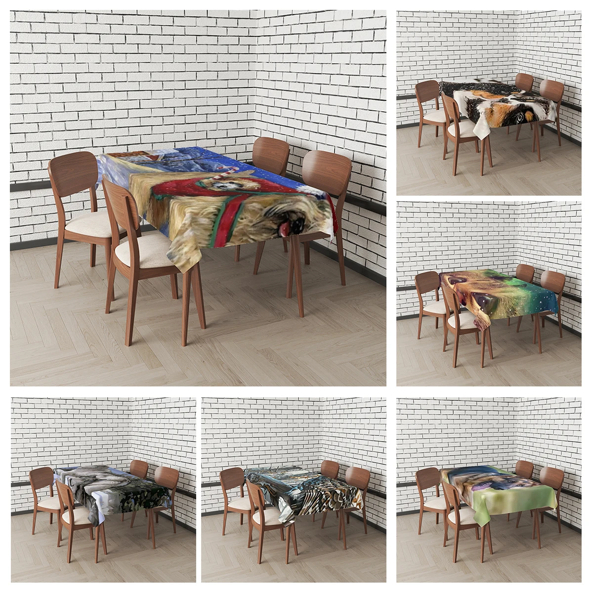 Home tablecloths for dining tables decoration and rectangular table accessories waterproof cloth Anti-stain tablecloth