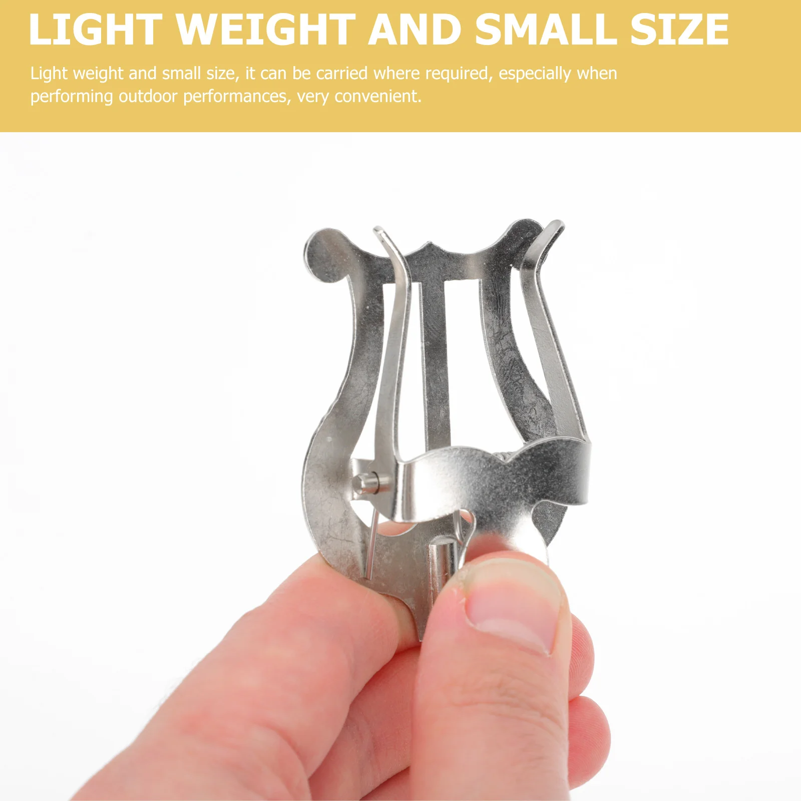 

Euphonium Sheet Music Holder Iron Stand Rack Tenor Horn Clip Portable Outdoor Accessory Durable Lightweight Bracket For Guitar