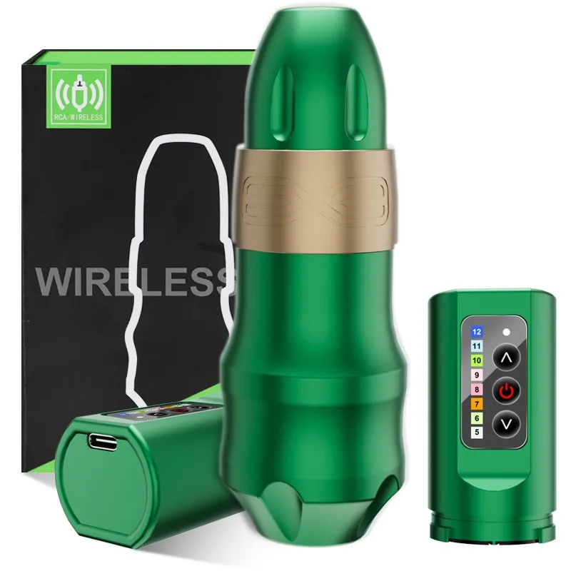 

2000mAh Wireless Tattoo Machine Pen Hollow Cup Motor Strong Quiet Fast Charging Lithium Dual Battery Portable Tattoo Pen New