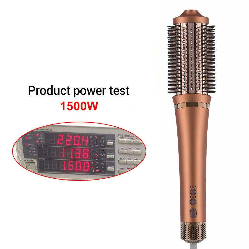 1500W High Speed Hot Air Brush Wet to Dry Hair Driers Electric Hair Straightener Brush Blow Dryer Comb Hair Dryer Brush