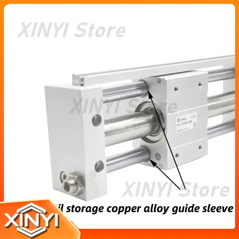 for CY1S Magnetically Coupled Slider Type Slide Bearing Rodless Cylinder CY1S10 CY1S15 CY1S20 CY1S25 CY1S32 CY1S40