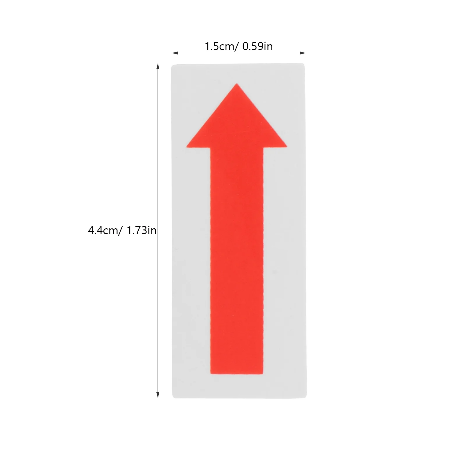 6Pcs Direction Arrow Stickers Easy Stick Strong Adhesion Long Lasting Office Factory Safety Warning Decals