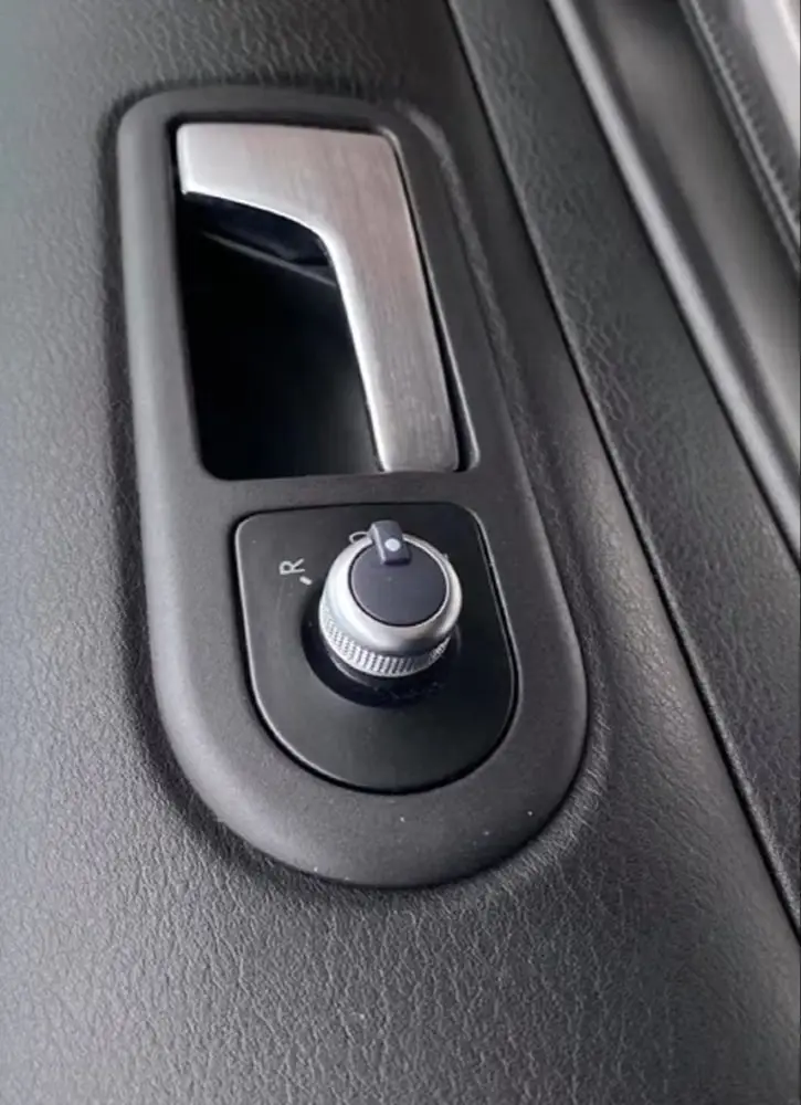 

RS Style Matt Chrome Rear View Side Mirror Switch Knob Heat and Fold LHD fo VW Golf MK4 99-05 Passat B5