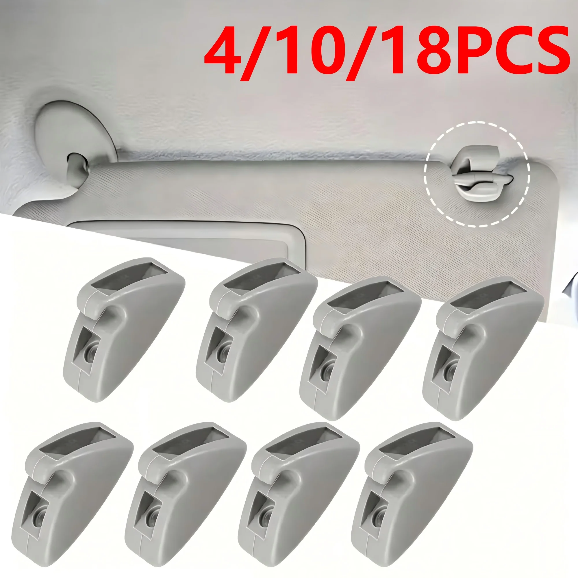 Car Sun Visor Hook Clips for MK1 191857559 Car Accessories Sun Visor Clips Holder Hook Bracket Hanger Clip Bracket Retainer.