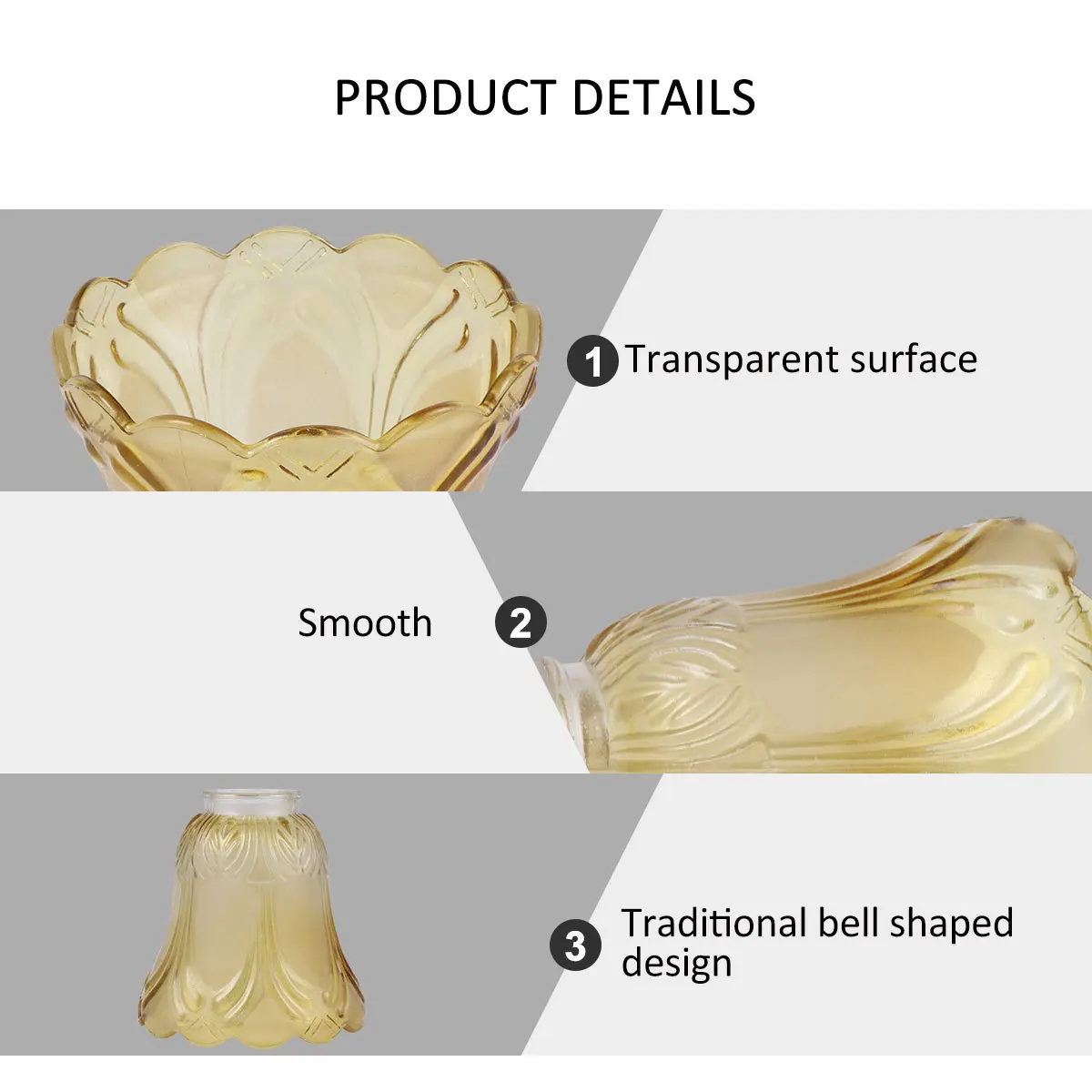 

Стеклянный абажур из материала премиум-класса, защита для потолочного светильника, создающая теплой атмосферу для домашнего декора, без ослепительного абажура для настольной лампы