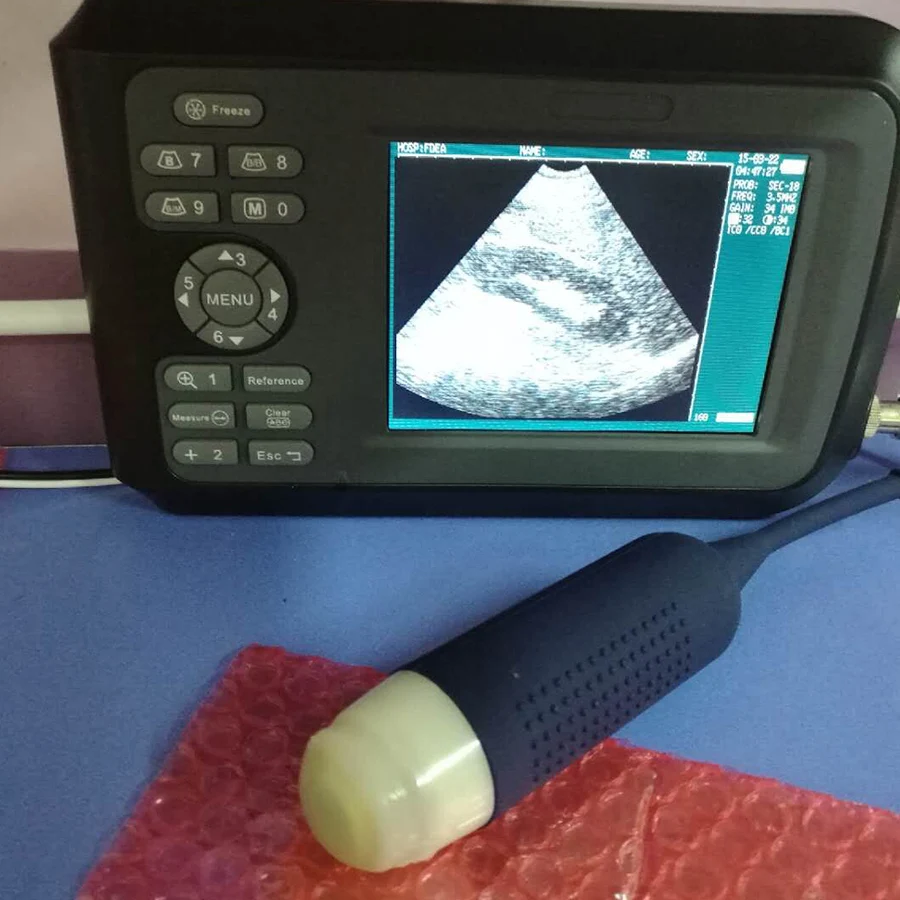 V7 Veterinary Small Compact Battery  Powered Vet Ultrasound Scanner