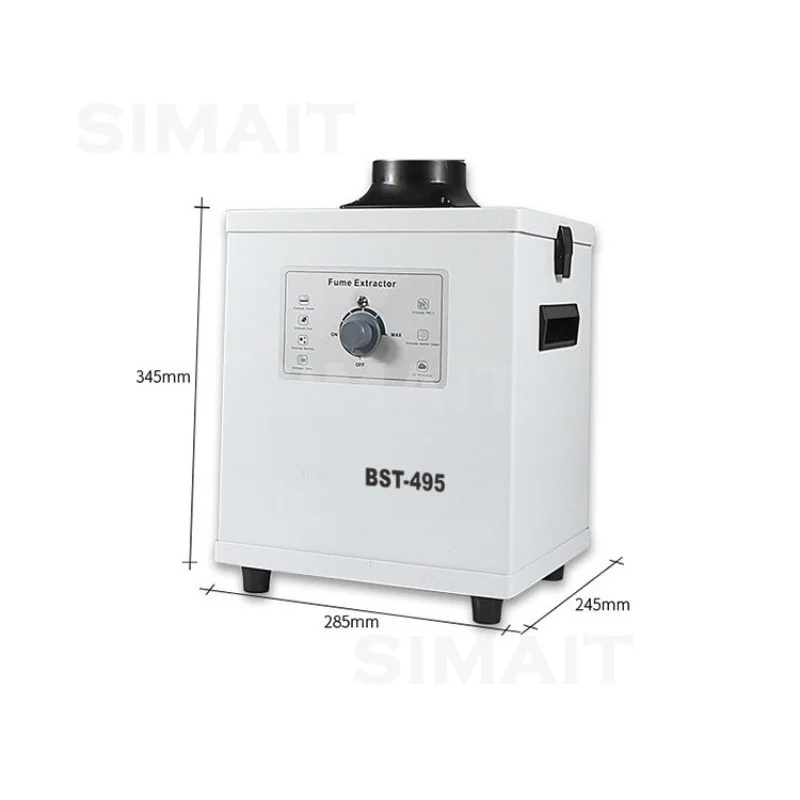 Smoking Instrument Small Solder Smoke Purifier, Connected To Smoking Device, Marking Dust Collector