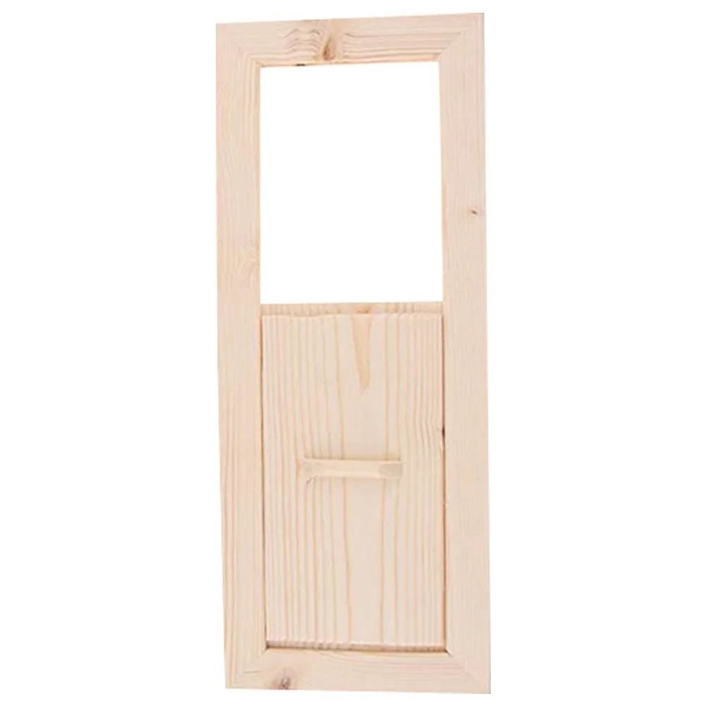 

Sauna Air Vent Summer Bath Adjustable Grille Ventilation Practical Home Sliding Bathroom Shutter Window Smooth Cedarwood