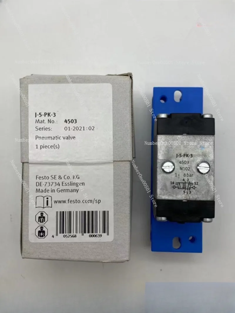 Applicable to FESTO two-position five-way double electronically controlled solenoid valve J-5-PK-3 4503