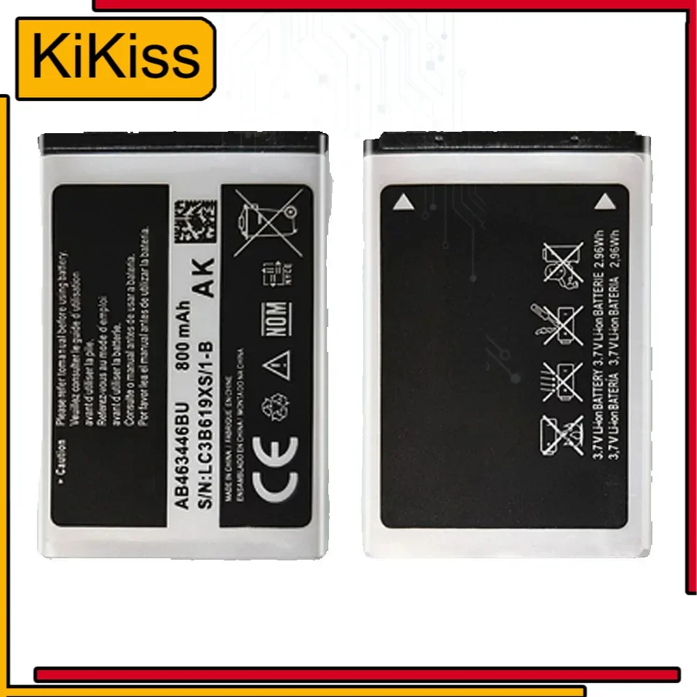 AB463446BU AB553446BU AB043446BE Battery for Samsung GT-C3520 E1228 GT-E2530 E339 C3300K X208 B189 B309 GT-E2330 C5212 Batterie