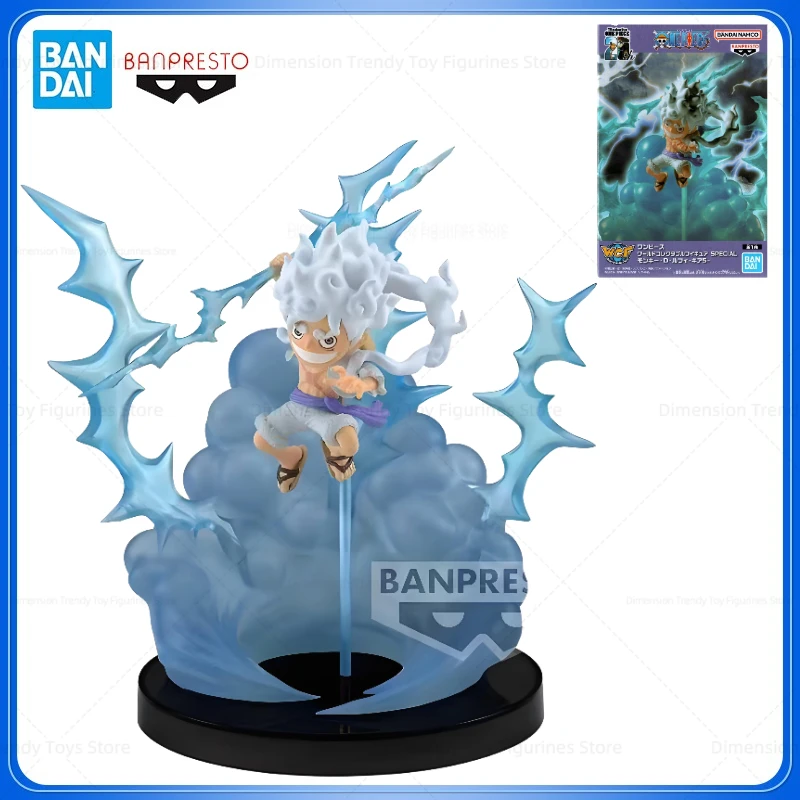 متوفر في المخزون بانداي الأصلي بانبريستو WCF أنيمي قطعة واحدة نيكا لوفي جير 5 شخصيات الحركة الخاصة لعبة مجسمة هدية DT #1