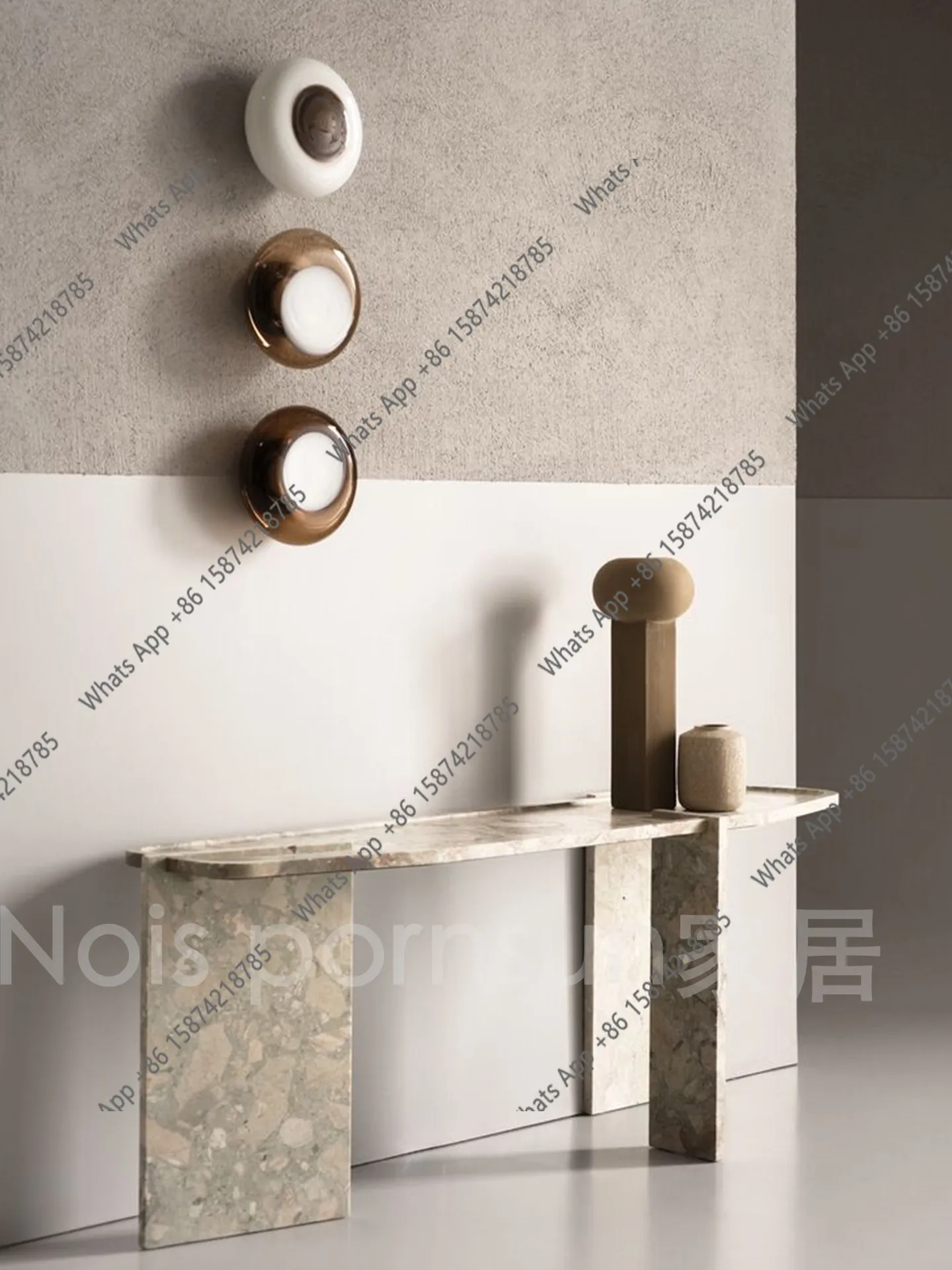 L Entrance Table Entry Strip Several Cases Luxury Stone Entrance Table Entrance Table Custom Monet Garden Natural Marble