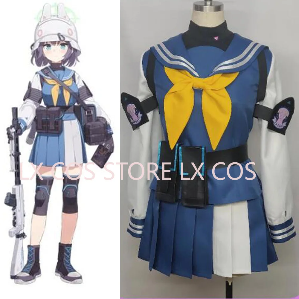 New Game Blue Archives Rabbit Sorai Saki Cosplay Uniform Full Set Adult Man Woman Carnival Suit