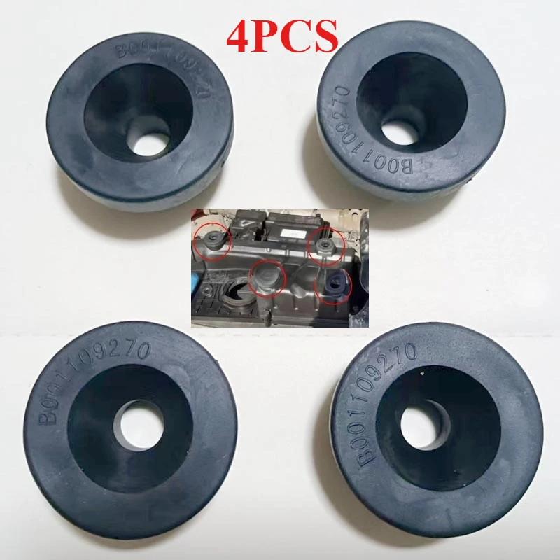 

for VW EOS Golf Rabbit GTI Air Filter Housing Cover Mounts Assembly Repair 4PCS Air Filter Housing Mounting Bush 036129689B