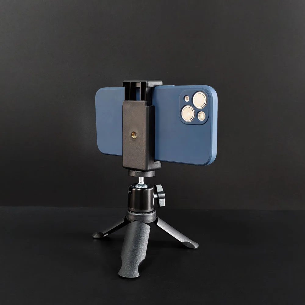 Tragbarer Mini-Stativ-Telefon-Clip-Halter, 1/4 Zoll drehbares Mini-Ball-Set, geeignet für Gopro Hero 13, 12, 11, 10, 9, 8, geeignet für DJI OSMO