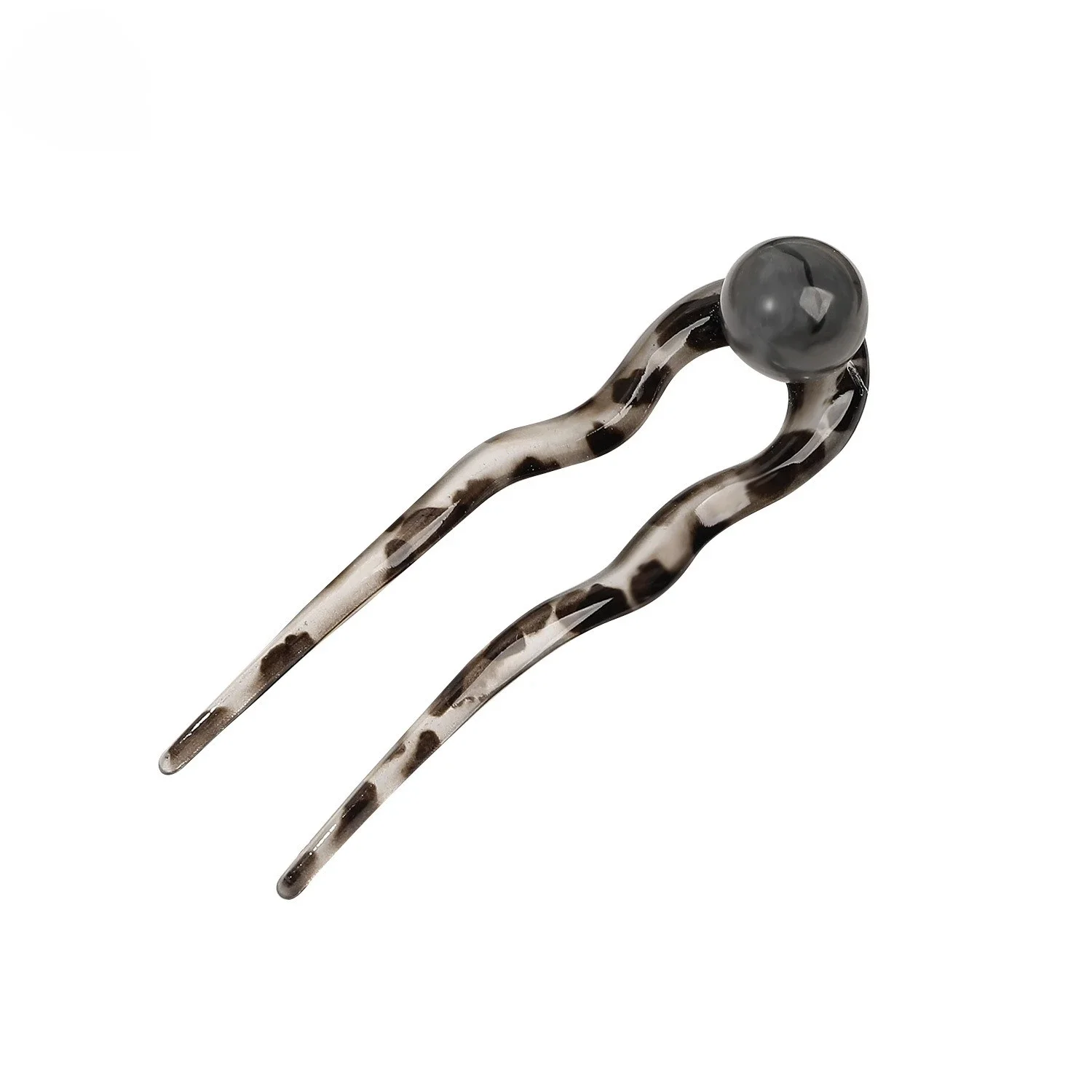 دبوس شعر نسائي على شكل حرف U من اللؤلؤ بتصميم بسيط في الجزء الخلفي من الرأس، إكسسوار شعر على الطراز الكلاسيكي #6