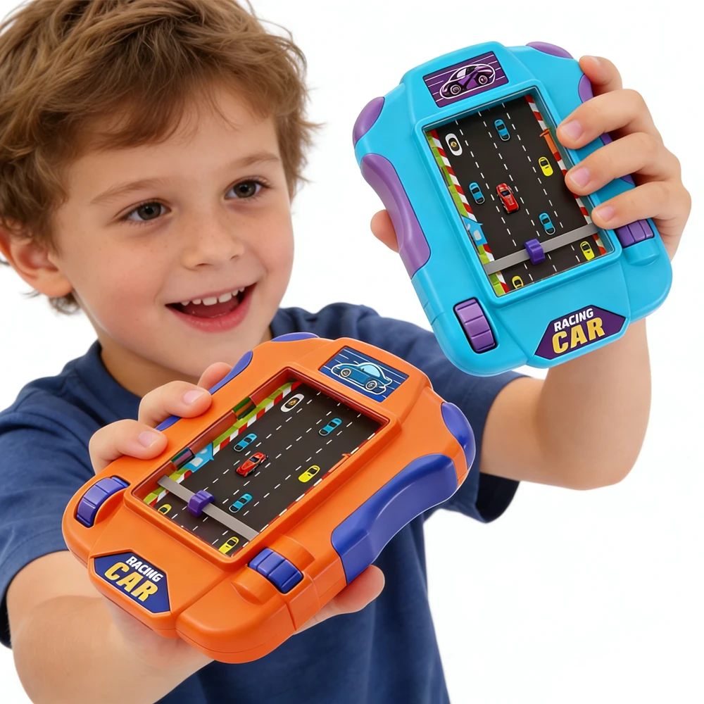 

Игровой набор-симулятор вождения автомобиля для детей от 3 лет, интерактивная развивающая игрушка с рулем, имитирующая гонки, для малышей.