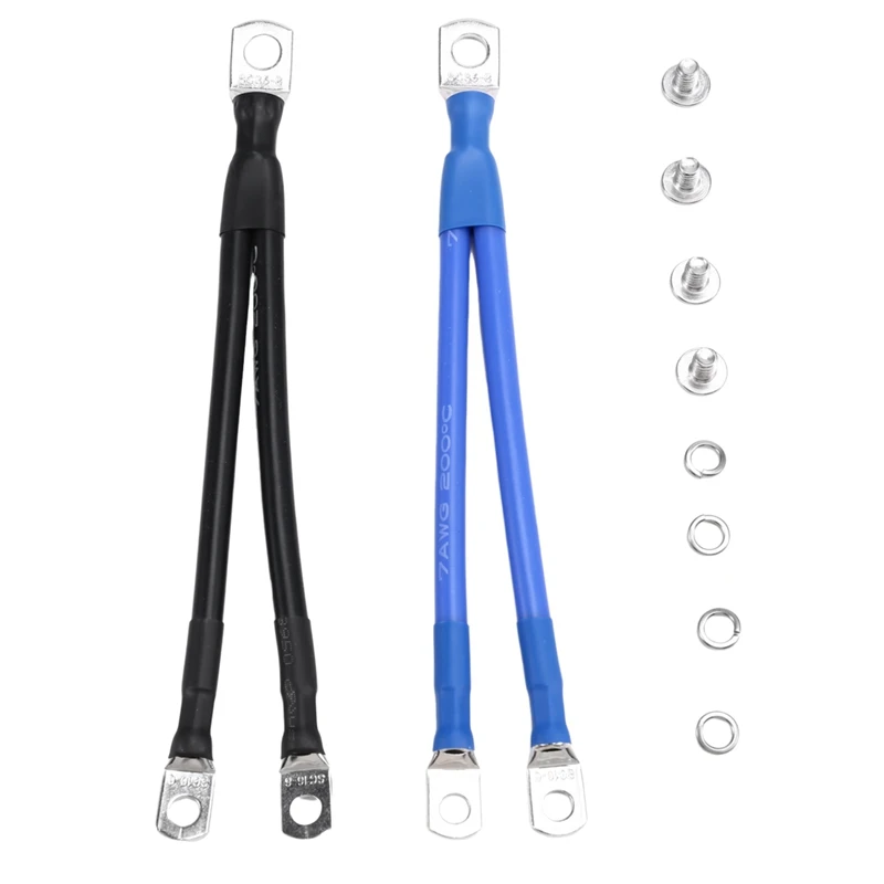 1 セットワイヤー 7AWG 耐熱ソフトシリカゲルワイヤーケーブル銅ノーズ BMS バッテリー保護ボード