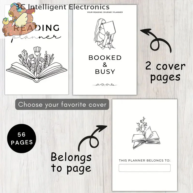 Reading Plan, Reading Book Review Plan, Book Review Log, Monthly Reading Log Librarian Gift, Bookworm Gift