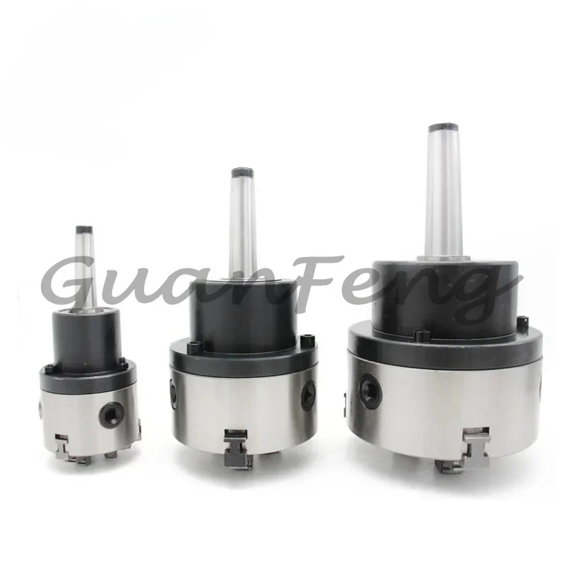 Taper Shank 3‑Jaw 4‑Jaw Lathe Chuck Flange, 100mm 125mm 160mm 200mm Jaw Chuck for Lathe Grinder Machine