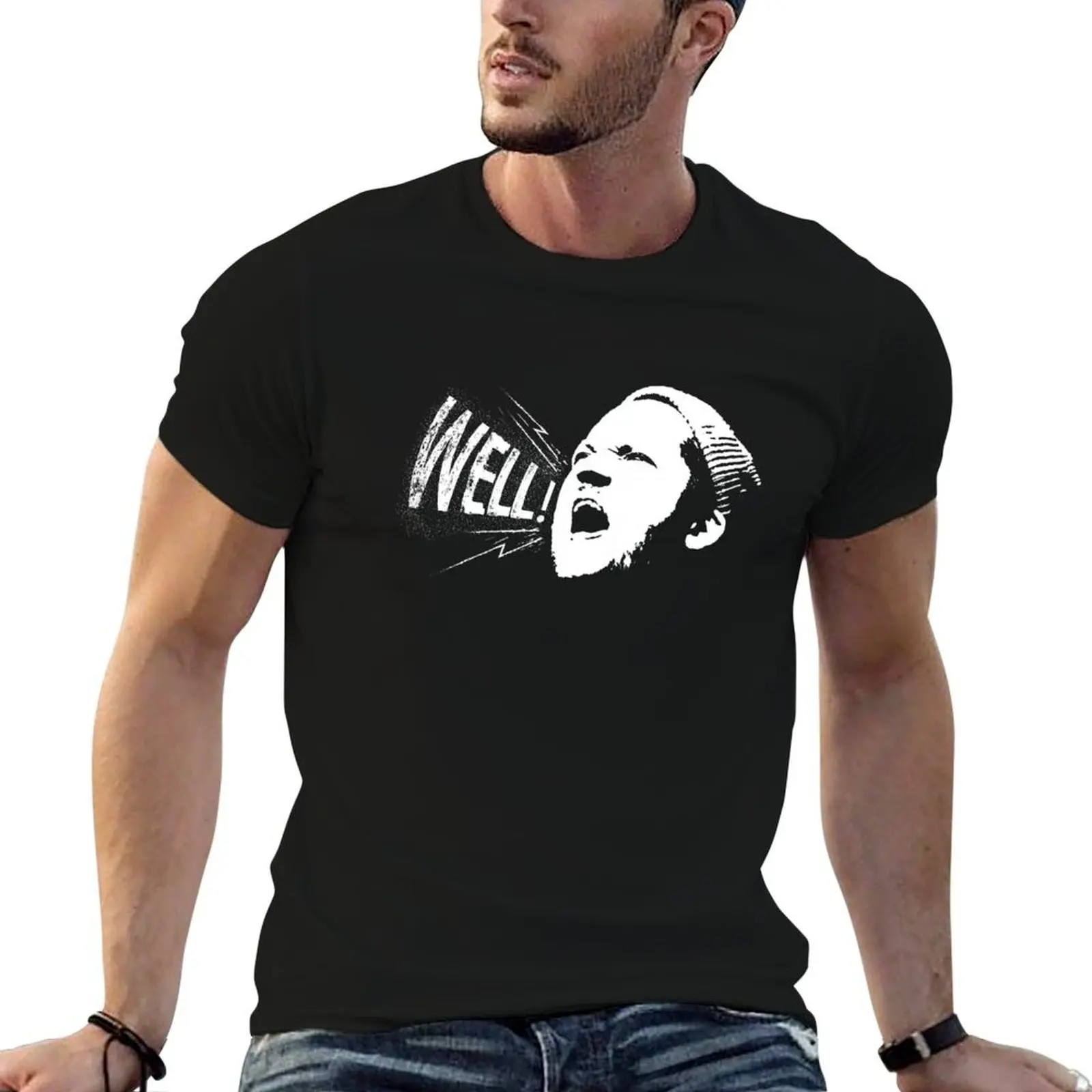 Isaac Brock WELL! - Modest Mouse T-Shirt Blouse blacks mens t shirts casual stylish