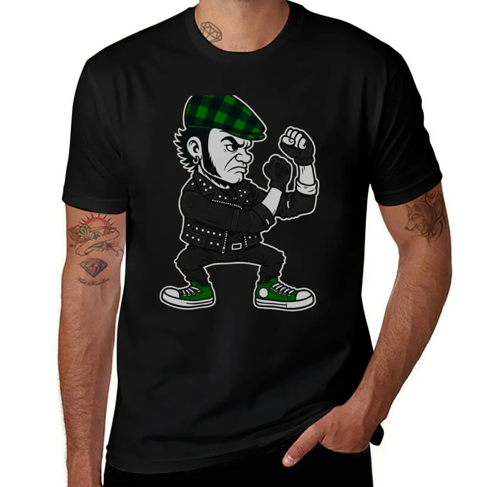 

Skally Cap Hooligans: Fighting Hooligan T-Shirt shirts graphic tees Short sleeve tee T-shirt men