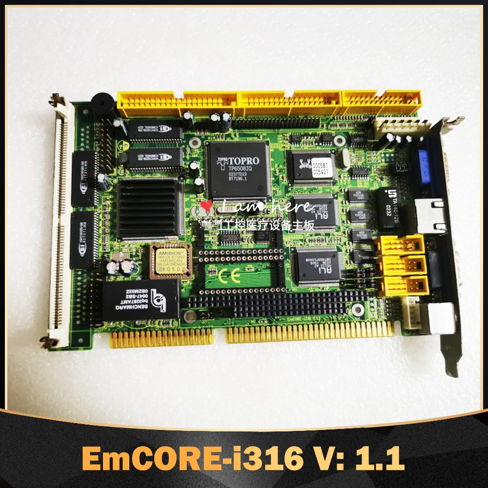 For ARBOR Original Disassembly Industrial Control Medical Equipment Motherboard EmCORE-i316 V: 1.1