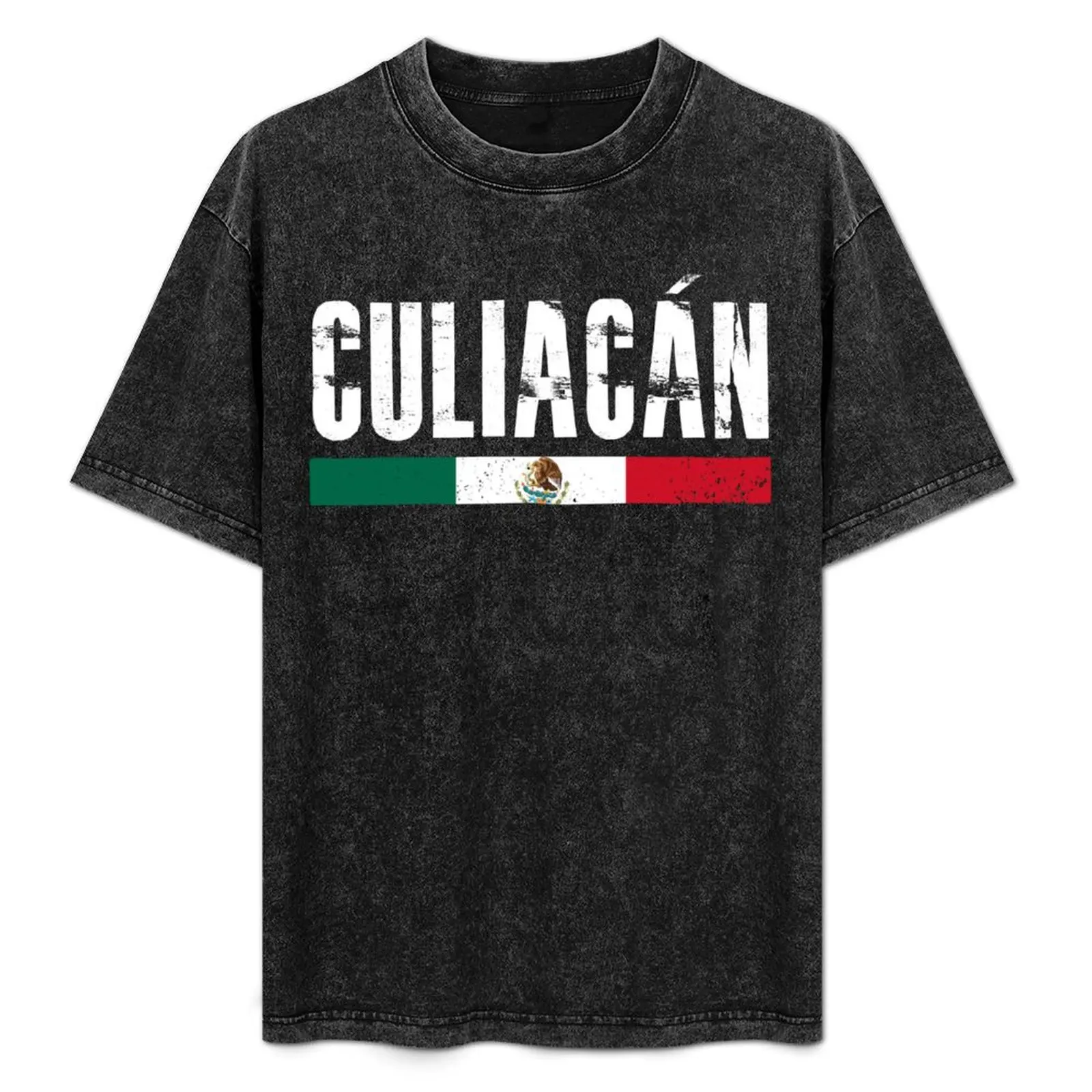 Camiseta de la Ciudad de Culiacán, Sinaloa, México, con la Bandera Mexicana, Ropa Deportiva Transpirable para Hombre