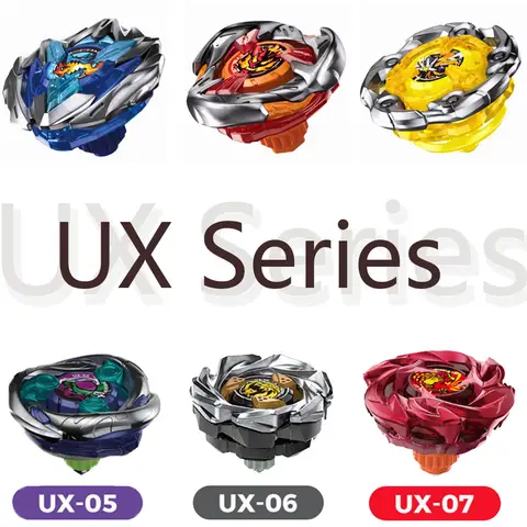 BX UX Series Spinning Top Toy BX 01 UX 13 Battle Single Top Desk Game Gift for Kids Birthday Party Fun