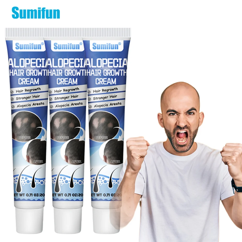 

1/2/3Pcs Sumifun Alopecia Treatment Cream Hair Growing Prevent Alopecia Baldness Ointment Hairs Root Nourish Health Care Plaster