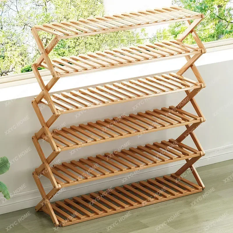 

Free Installation Folding Multi-Layer Shoe Rack Simple Filing Economic Racks Dormitory Space Saving Storage Scarpiere Furniture