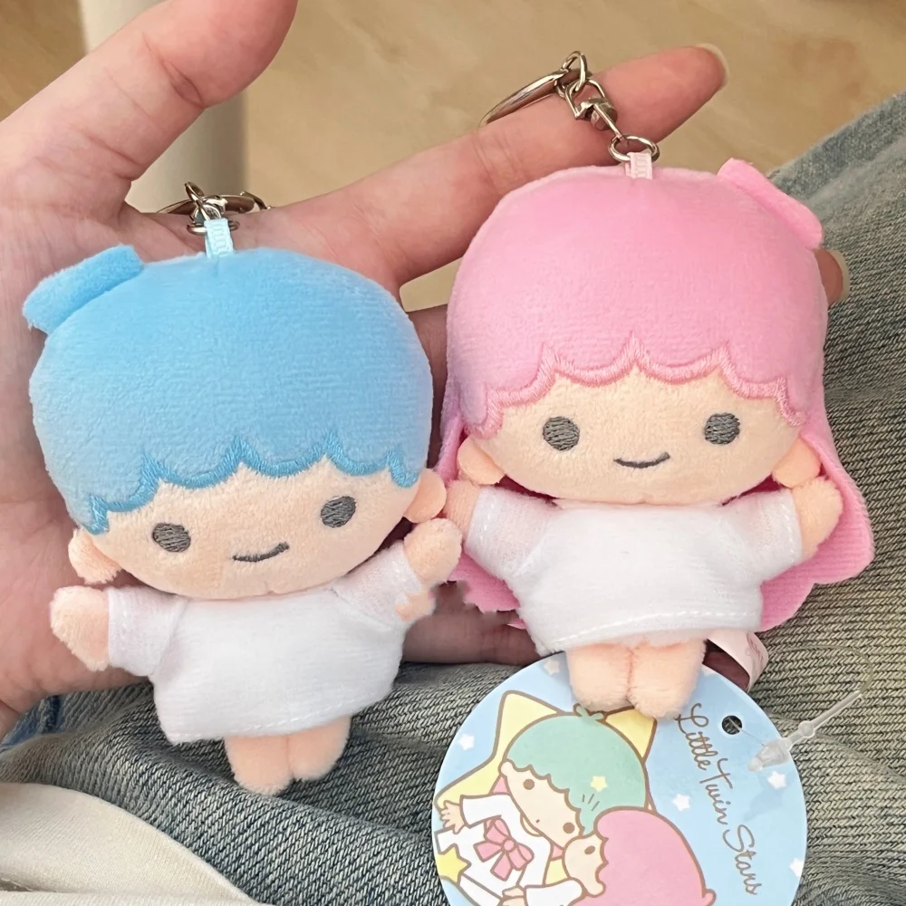 الأصلي التوأم ستار حقيبة قلادة اليابانية لطيف أفخم قلادة الطعم القديم لطيف أفخم دمية حقيبة الحلي مفتاح سلسلة #1