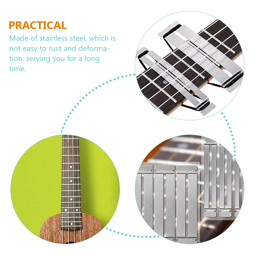 

Fingerboard Protective Gasket Electric Guitar Maintenance Kit Luthier Sanding Block Stainless Steel Fret Protector Guards