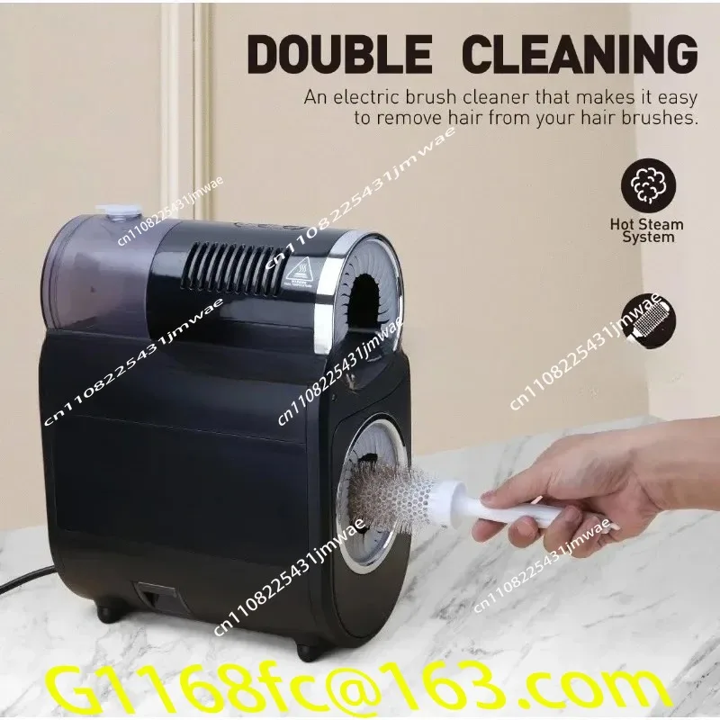 Brush automatic washing, comb, brush cleaning machine, fast professional cleaning, portable dryer, dust collector