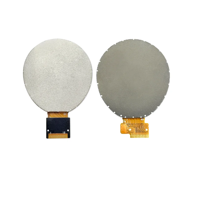 1.32 นิ้ว TFT LCD รอบจอแสดงผล IPS 360x360 ความละเอียด GC9C01 Driver MIPI Interface/QSPI อินเทอร์เฟซ 12Pin