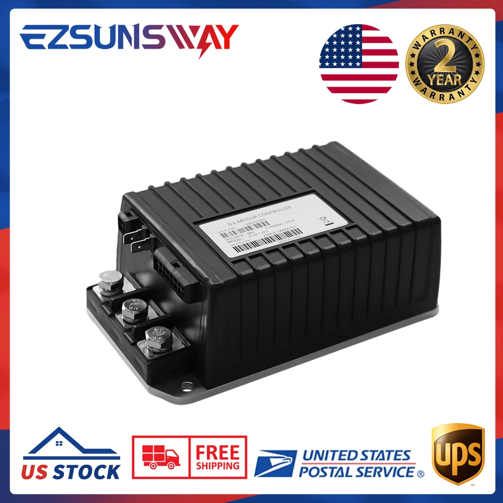 

Контроллер скорости тележки для гольфа 48 В 250 А для автомобиля Curtis Club DS Precedent 1999-2019, замена тележки для гольфа # 1510A-5250 1510-5201