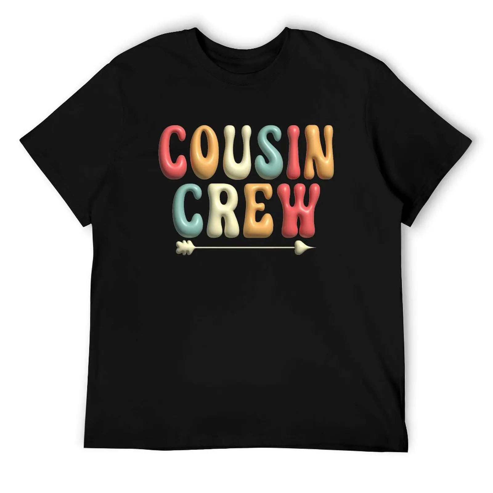

Cousin Crew 3d Balloon Effect T-shirt T-Shirt man t shirt cotton high quality t shirts for man cotton funny T-Shirt