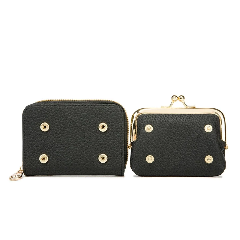 Floral Wallets Female Short Hasp Purses Ladies Portable Money Bag Large Capacity Business Card Holder Clutch Women PU Leather