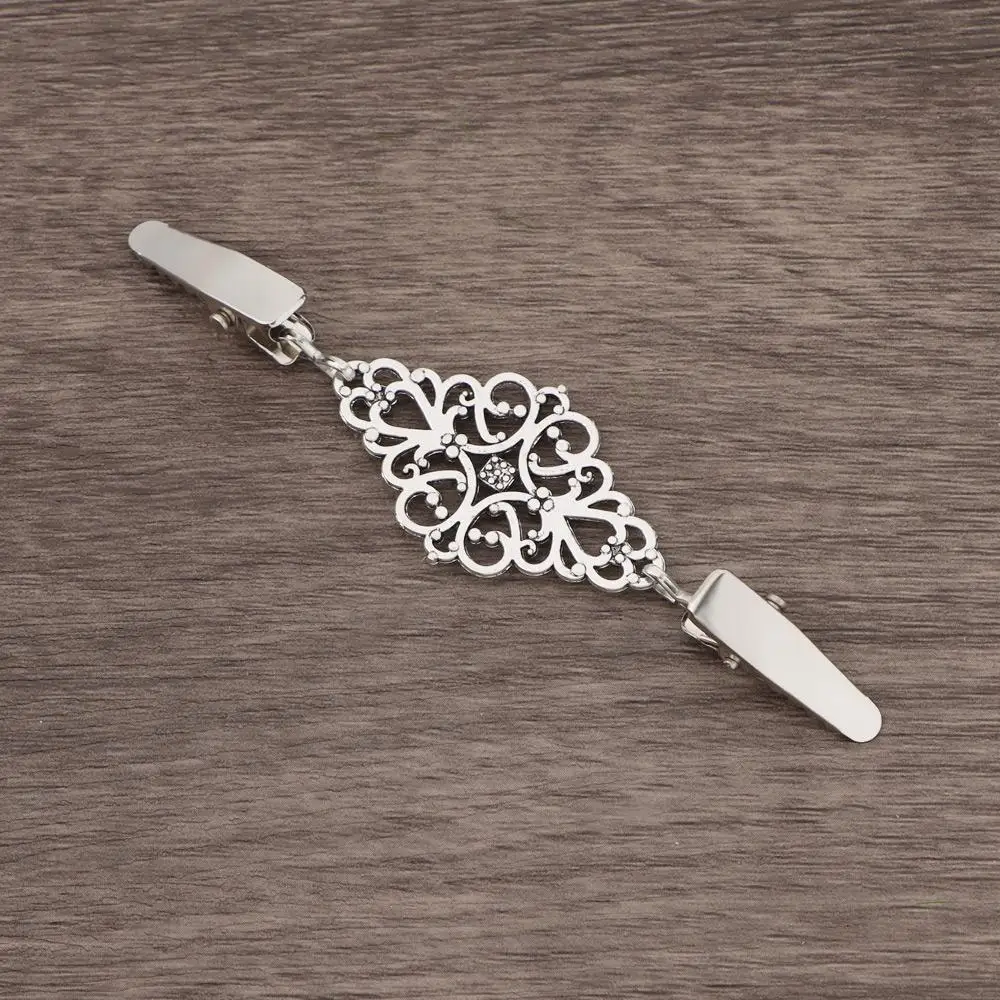 Trendy Retro Winter Shawl Brooch Duck Clip Clasps Sweater Blouse Pin Cardigan Clip
