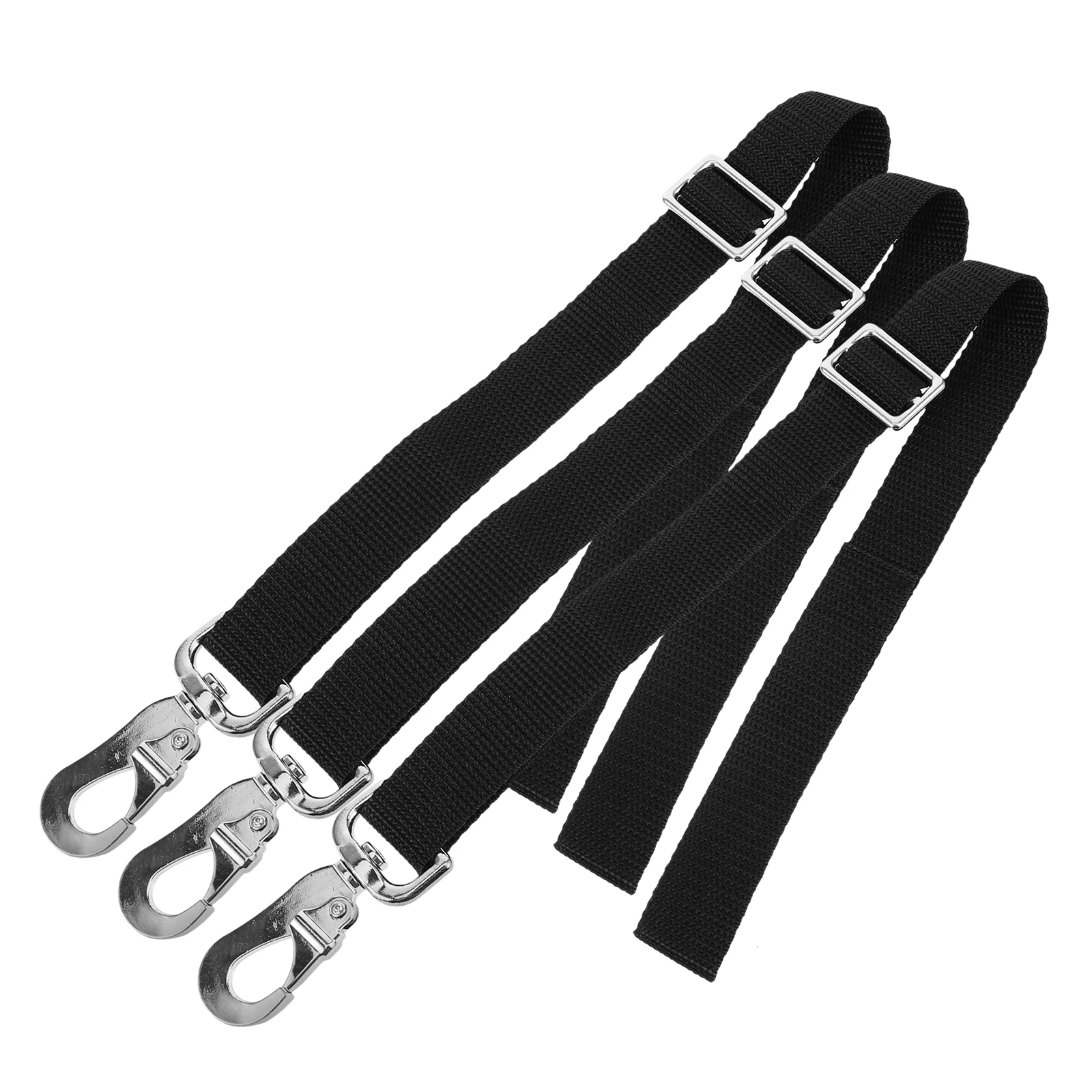 3pcs Adjustable Nylon Belt Durable Horse Bucket Strap Outdoor Feeding Bag Rope Hay Net Hanging Water Bucket Fixed Supply