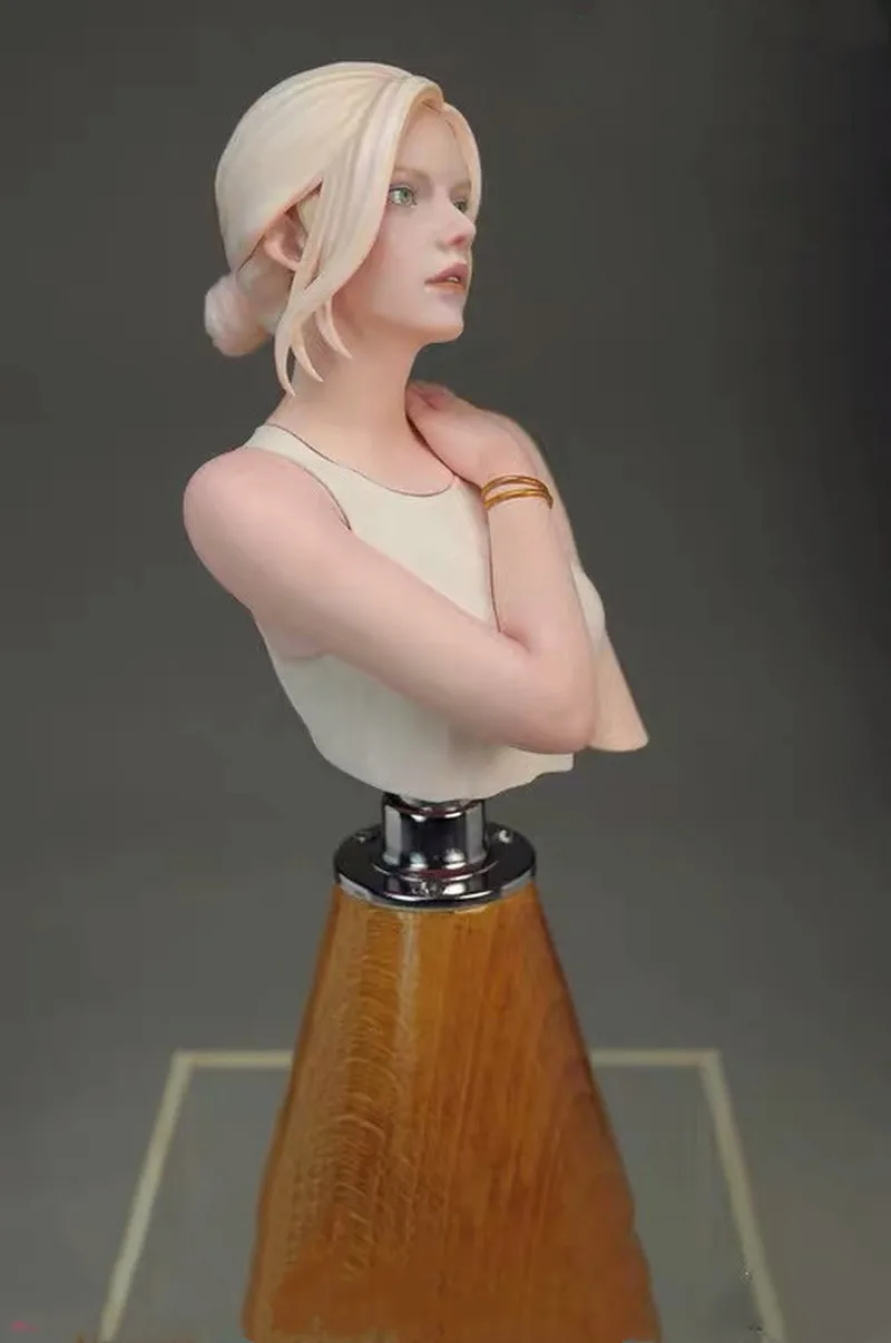 

European Girl Bust Resin Model Kit Figure Gk Micro Miniature 3d Printed White Model Toy Unassembled And Unpainted
